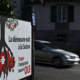 Une affiche de l'UDC en janvier 2014